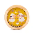 Juguete de laberinto de madera con bolas para niños, juego educativo de equilibrio. - Cordero