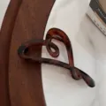 Molla per Capelli a Cuore Tartarugata Elegante Pinzetta in Acetato Accessorio Variante - 2# Tartarugato opaco