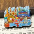 Guangzhou repère souvenir aimant de réfrigérateur bois cadeau culturel créatif aimant - Canton (YSK25028) / 10x7cm