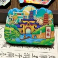 Guilin Souvenir 3D Bois Epoxy Magnet De Frigo Cadeau Creatif De Tourisme Decoratif - Guilin (YSK25017) / 10x7cm