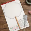 Traditional Chinese classical blank silk round fan with wooden handle and delicate tassel for art. - Beechwood Eight-Petal Pattern - Grey Border