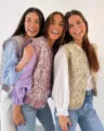 Women Floral Printed Quilted Vest Boho Style Casual Sleeveless Waistcoat Variant Styles - S / Yellow