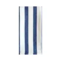 Torchon de cuisine en coton rayé bleu et blanc style nordique linge de maison - Large Rayure
