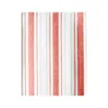Torchon de cuisine en coton rayé style nordique, serviette de vaisselle rouge et blanche. - Orange Caramel