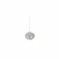 Exquisite alloy rhinestone flower pin for wedding dress bouquet decoration fixing design. - Silver