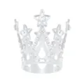 Jolie couronne tiara etoile strass argente pour gateau anniversaire decoration fete enfant. - Style Couronne Étoile à Cinq Branches (X-053) / Argent