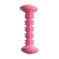 Jouet à mâcher en TPR rose pour chien pour un nettoyage dentaire efficace et soin - M / Rose rouge