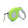 Automatic retractable pet dog traction rope with ergonomic handle in lime green and grey - 208 Bagged Green / 3m Rope Length