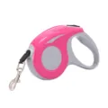 Ergonomische rosa und graue automatische einziehbare Hundeleine für kleine und mittlere Tiere - 208 Rosa im Beutel