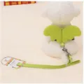 Green pet harness and leash set with cute plush angel wings for small dogs and cats - Green