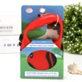 Red 5m retractable dog leash for small to medium pets weight limit 33 lbs with easy control - Red Cardboard Pack Dog Head