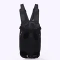 Black breathable mesh pet front carrier backpack for dogs and cats outdoor travel - S / Black Mesh with Shoulder Pad