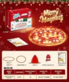Christmas magnetic battle chess set with 20 snowman figures and a red storage bag - Santa Claus A Style + 20 Magnetic Pieces + Storage Bag