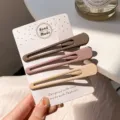 Matte haarspelden set, minimalistische zijklemmen voor pony en dagelijkse styling. - H11-4 eendenbekclip