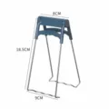 Stainless steel anti-scald plate grabber and bowl clip for handling hot kitchen dishes. - Plate Grippers / Blue