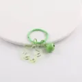 Hellgrüner transparenter Stern- und Glockenschlüsselanhänger für DIY-Bastelzubehör - Grün