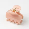 Süße Mini-Haarklammer für Damen in zartem Rosa, einfaches und vielseitiges Haar-Accessoire. - Rosa