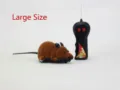 Große braune ferngesteuerte Maus Spielzeug für interaktive Katzen - Großer ferngesteuerter Maus-Stil / L / Braun