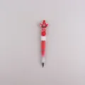 Christmas beaded silicone pen gradient red ballpoint pen with candy cane charm variant - Candy Cane
