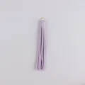 Helllila Wildleder Quaste Anhaenger 10cm DIY Gepaeck Bekleidung Zubehoer Dekoration - Lila