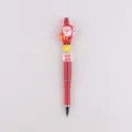 Weihnachten Santa Perlen Kugelschreiber Süß Cartoon Silikon Perle Schreibstift Rot Variante - Weihnachtsmann Mit Gelbem Geschenk