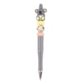 DIY beadable pen with cute 3D silicone koala and colorful decorative beads for creative writing. - Koala