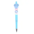 Cute blue elephant silicone beaded pen DIY handmade cute cartoon animal writing ballpoint pen - Elephant