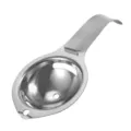 Stainless steel egg yolk white separator filter kitchen baking gadget silver SKU item - Long Handle 2-Hole Egg Separator