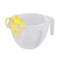 Japanese style plastic measuring cup with scale and yellow egg white separator for baking kitchen use - Egg Separator Bowl