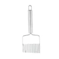 Coltello Ondeggiato Taglia Patate in Acciaio Inox Argento Utensile Cucina Variante - Taglia patatine fritte