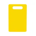 Tabla de cortar de plástico amarillo tabla de cocina con orificio para colgar - Tabla de Cortar Amarilla