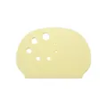 Rascador de masa de plástico con escala para repostería, alisado de tartas y herramientas de cocina. - Amarillo