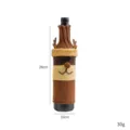 Christmas knitted reindeer wine bottle cover, holiday festive champagne bottle decoration set. - Elk Style