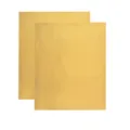 Goldene Teflon Grillmatte Antihaft hitzebeständige Backmatte für Ofen Kochen 2 Stück - 2 Blätter / Gold