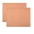 Teflon Grillmatte Kupfer Antihaft Hitzebeständige Backmatte 2Stk Set für Ofen Kochen - 2 Blätter / Kupfer