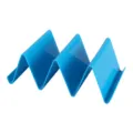 Blue plastic taco holder W-shaped tortilla stand kitchen dining table Mexican food serve tool - Blue