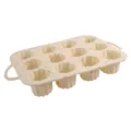 Molde de silicona para repostería de 12 cavidades para magdalenas gelatina antiadherente - 12 Cavidades / Patrón de Puntos