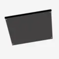 Tabla de cortar de acrílico con borde antideslizante, protector de encimera transparente para cocina. - 40x30cm / Negro
