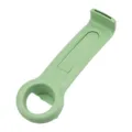 Grüner Multifunktion-Flaschenöffner aus Plastik und tragbarer Handyhalter für Dosen. - Hellgrün