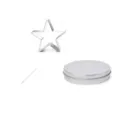 Ensemble emporte-pièce étoile en acier inoxydable pour dalgona avec boîte en métal. - Lot de 3 Étoiles