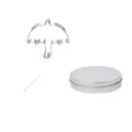 Set emporte-pièce parapluie en acier inoxydable avec aiguille et boite de rangement ronde. - Set de 3 pièces parapluie