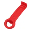 Apribottiglie multifunzionale in plastica rossa e supporto per cellulare portatile. - Rosso