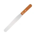 Stainless steel cake spatula with wooden handle for baking cream frosting smoothing kitchen tool - 10-Inch Straight-Sided Cake Pan