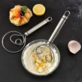 Frusta per impasto danese in acciaio inossidabile con design a spirale per pane e dolci. - Frusta a spirale singola