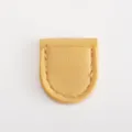Mini leather scissors sheath pocket portable small pouch protective cover for mini tools case - Yellow
