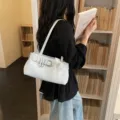 Sac à Bandoulière Blanc Chic Été 2026 Femme Mode Polyvalent Sac à Main Commuter - Avec Charme / Bleu