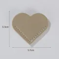 Mini leather heart bookmark page corner protector, portable cute reading accessory for book lovers. - Luxury Gold