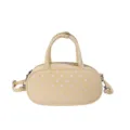 Korean style cute polka dot bowling shoulder bag, trendy sweet handbag for women daily wear - No Pendant / Yellow