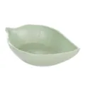 Wheat straw leaf-shaped seasoning dish, green mini dipping bowl for sauce, vinegar and snacks. - Leaf Shape / Nordic Green