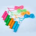 Zählendes Springseil mit Schaumstoffgriffen, tolles Fitness Sport Springseil für das Schülertraining. - Gummiseil / 40er Set